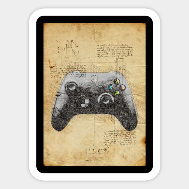 Gaming Controller Sticker by Durro